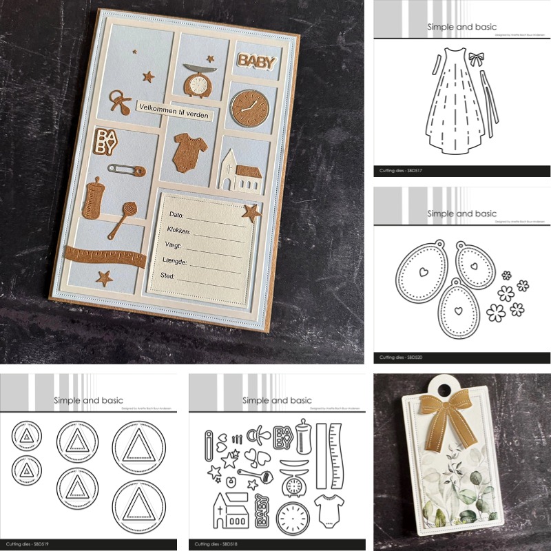 Baby Clothing Icon - แม่พิมพ์ตัดโลหะรูปชุดพิธีรับศีลล้างบาปสำหรับเด็ก แบบแผ่นสำหรับงานคราฟต์ แม่พิมพ์ใบมีดสำหรับงานกระดาษ แบบฉลุลาย 2026