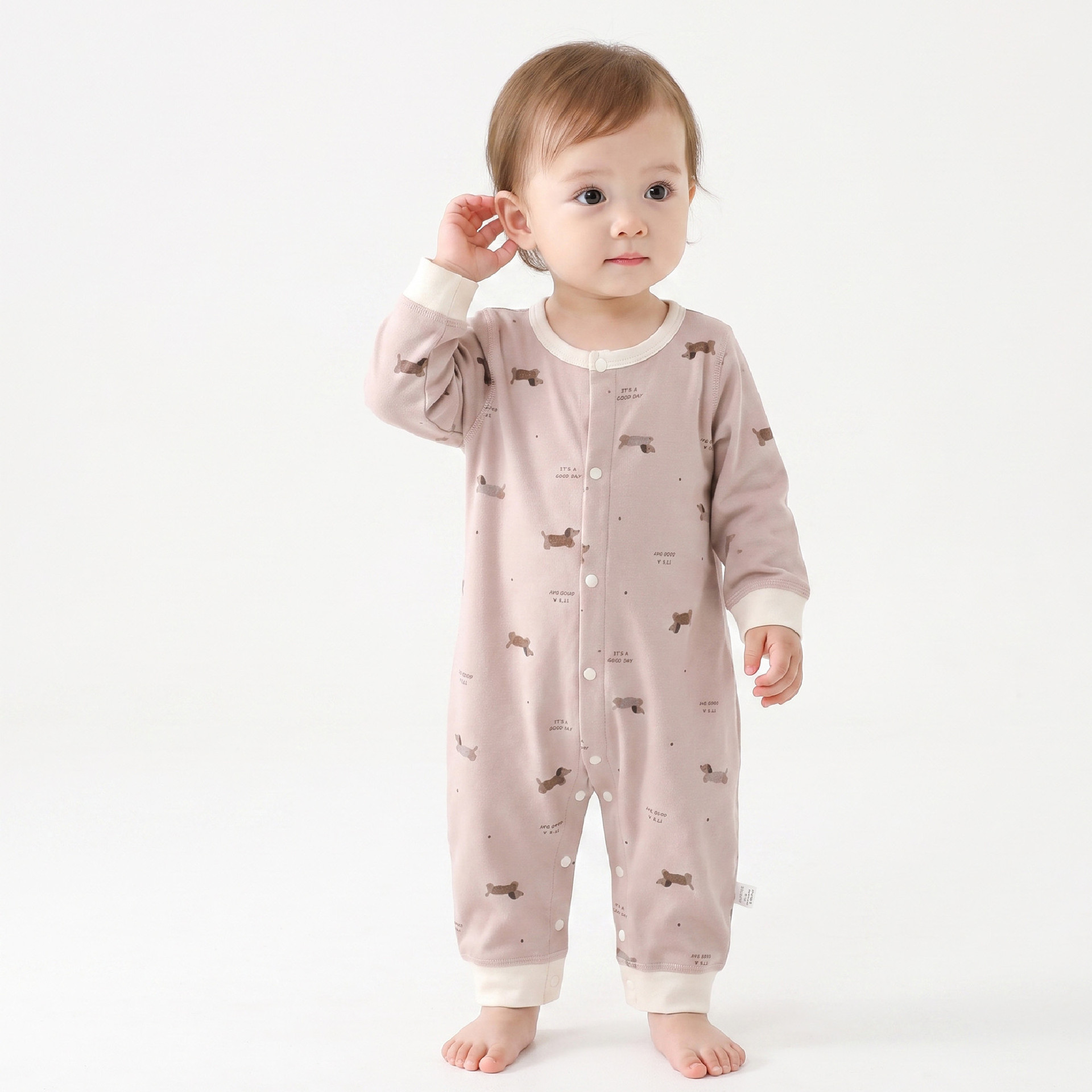 Baby Clothing High Quality - 2026 ใหม่ฤดูใบไม้ร่วงเสื้อผ้าเด็กลายการ์ตูนผ้าฝ้ายคุณภาพสูงชุดจั๊มสูทเด็ก 0-18 เดือนทารกแรกเกิดสวมใส่กลางแจ้ง