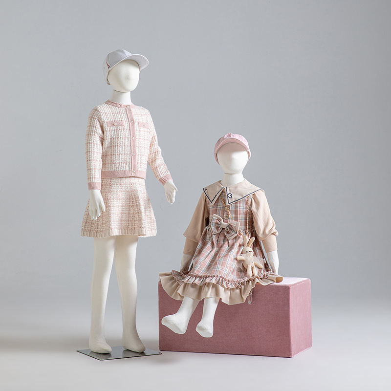 Baby Clothing Display Stand - Unisex นั่งเด็ก Mannequin สำหรับเสื้อผ้าร่างกายเต็มรูปแบบหัวแขนหน้าต่างที่ถอดออกได้ Mannequin ขาตั้งจอแสดงผล1-8ปีเด็กผู้หญิง