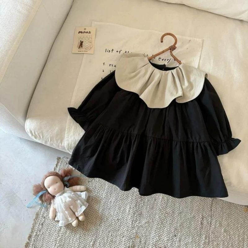 Baby Clothing Line - 2025 ฤดูใบไม้ผลิสาวใหม่ชุดลําลองเด็กแขนยาวหลวมชุดผ้าฝ้ายเด็กทารก Ruffle ชุดเจ้าหญิงเสื้อผ้าเด็ก