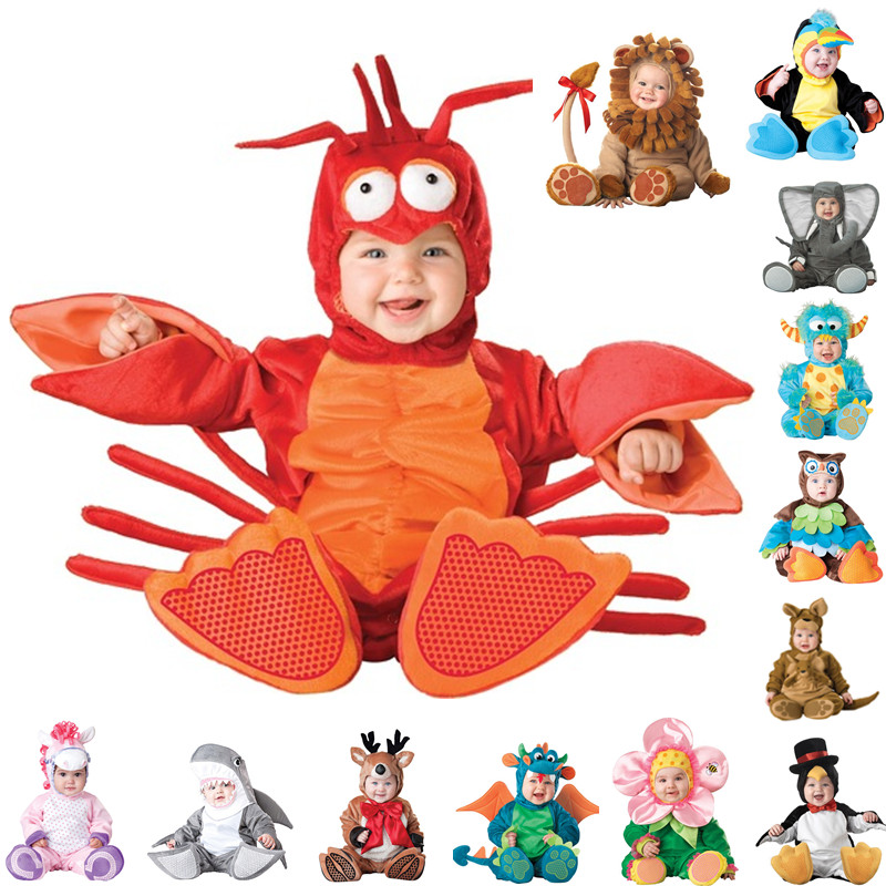 Baby Clothing High Quality - มาใหม่ล่าสุดคุณภาพสูงเด็กทารกเด็กหญิงฮาโลวีนชุดไดโนเสาร์ Romper เสื้อผ้าเด็กชุดเด็กวัยหัดเดิน Co-splay Triceratops