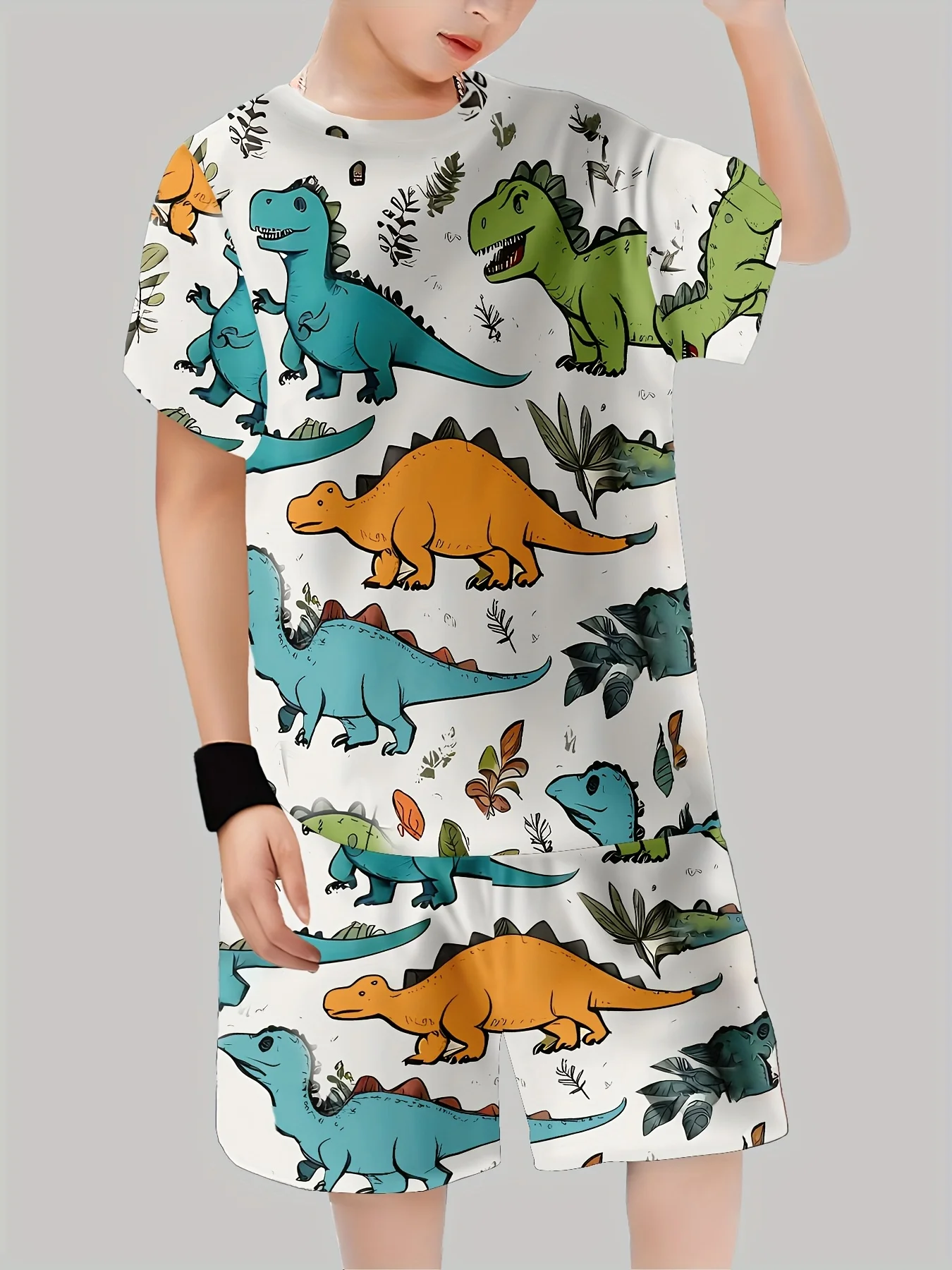 ชุดเสื้อผ้าพิมพ์ลายไดโนเสาร์ให - Baby Clothing บทวิจารณ์และราคา