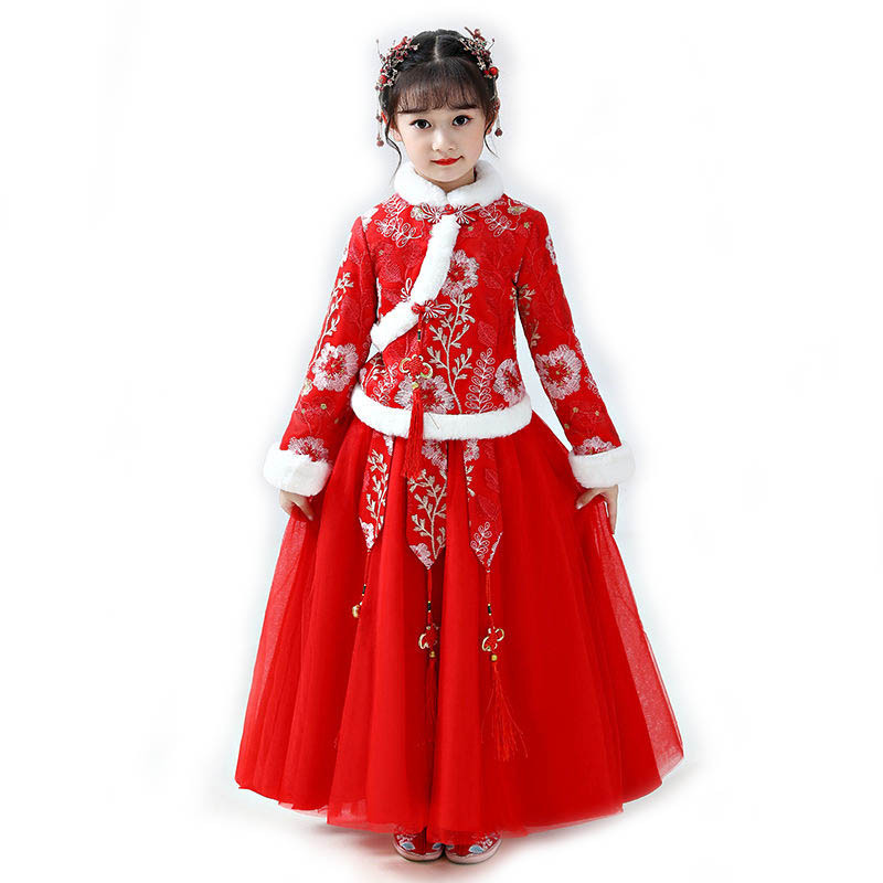 Hanfu 2024ชุดเด็กผู้หญิงแบบโบร - Baby Clothing Winter บทวิจารณ์และราคา
