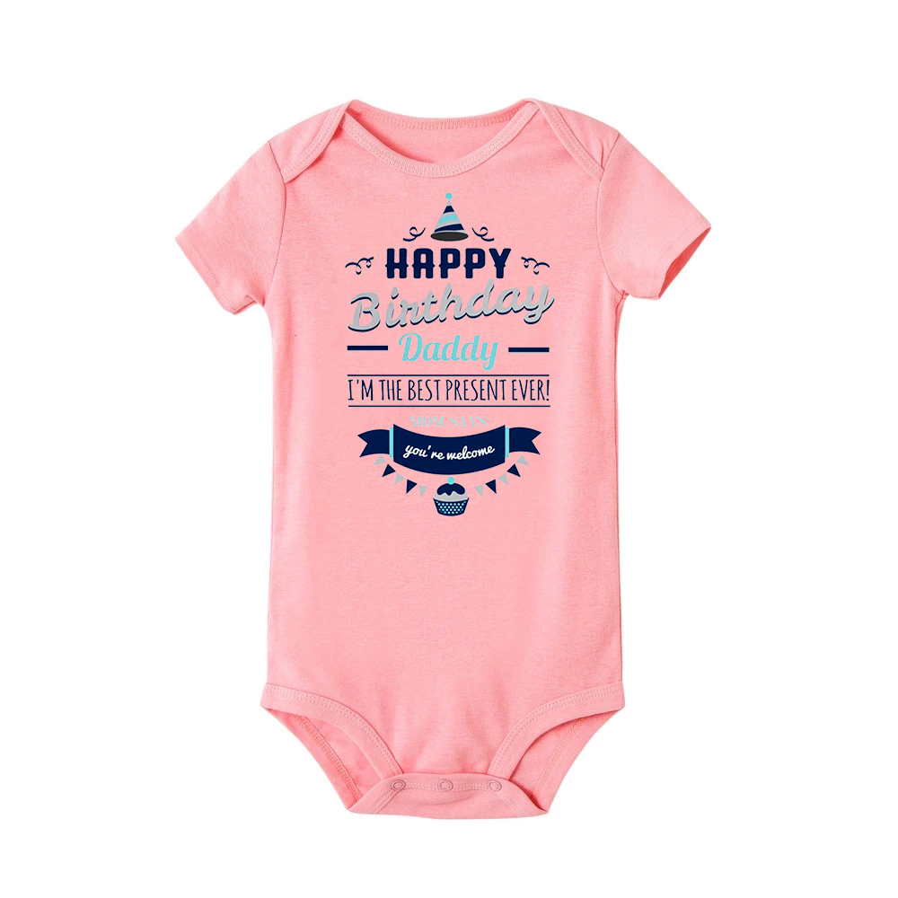 Happy Birthday Daddy ทารกแรกเก - Baby Clothing Neutral บทวิจารณ์และราคา