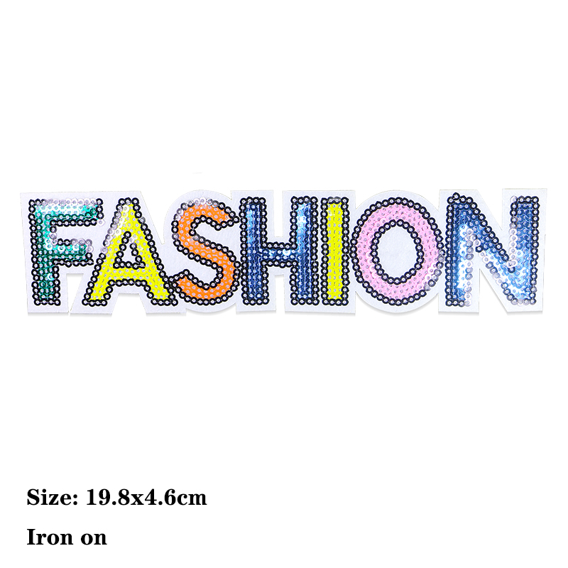 แผ่นปะติดปักลายตัวอักษรปักเลื่ - Baby Clothing Icon บทวิจารณ์และราคา