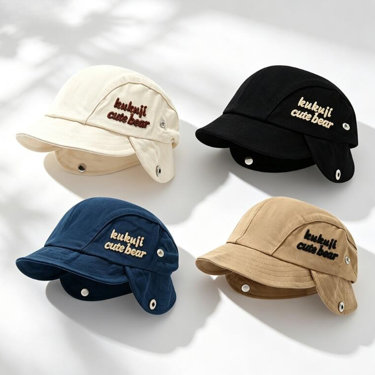หมวกปิดหูเด็กน่ารักประดับพู่สำ - Baby Hat Beanie บทวิจารณ์และราคา