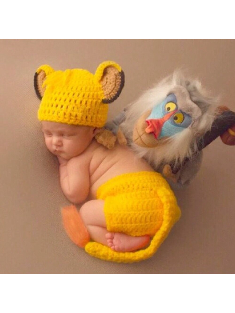 การถ่ายภาพทารกแรกเกิดชุด Lion  - Baby Clothing Winter บทวิจารณ์และราคา