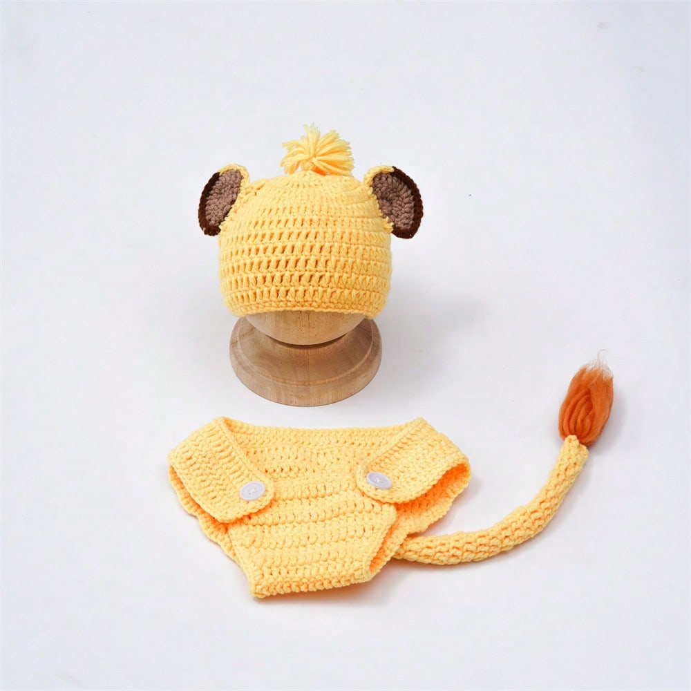 การถ่ายภาพทารกแรกเกิดชุด Lion  - Baby Clothing Winter บทวิจารณ์และราคา