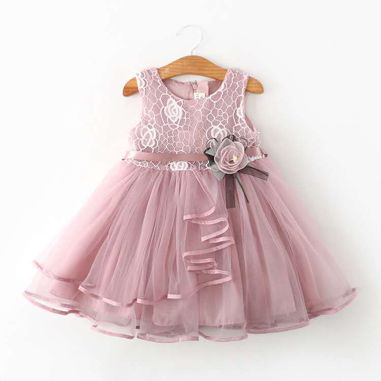 ชุดเดรสเด็กผู้หญิงแขนกุดผ้าลูก - Baby Clothing Line บทวิจารณ์และราคา