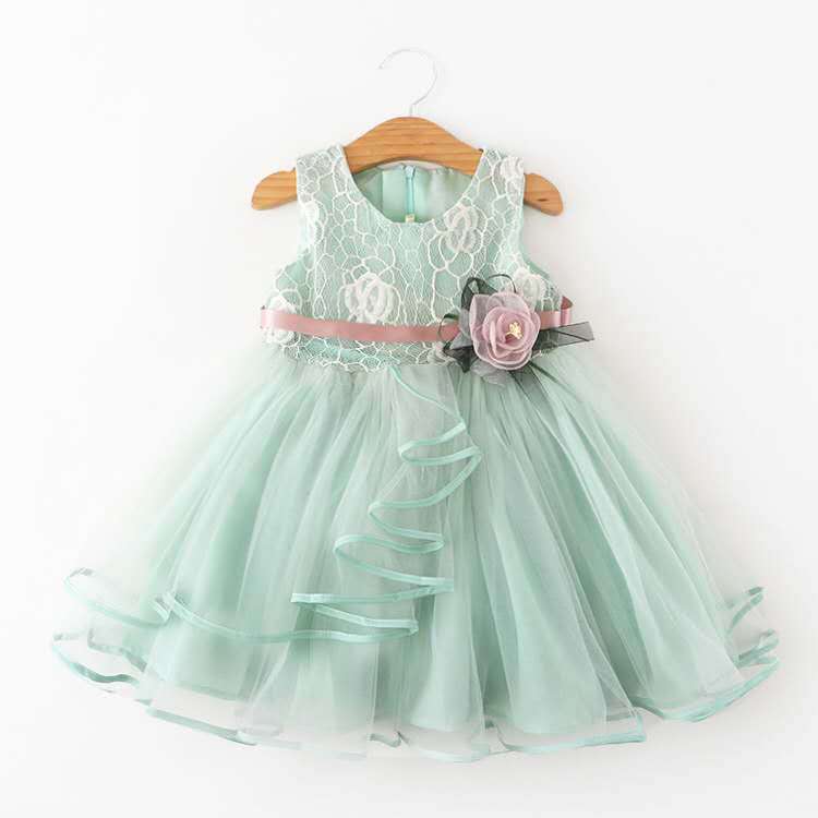 ชุดเดรสเด็กผู้หญิงแขนกุดผ้าลูก - Baby Clothing Line บทวิจารณ์และราคา