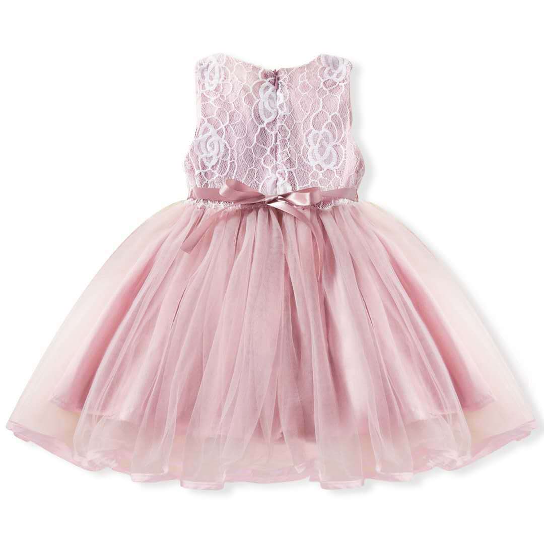 ชุดเดรสเด็กผู้หญิงแขนกุดผ้าลูก - Baby Clothing Line บทวิจารณ์และราคา