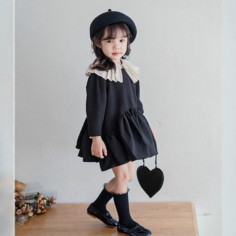 ชุดเดรสแขนยาวเด็กผู้หญิงฤดูใบไ - Baby Clothing Line บทวิจารณ์และราคา