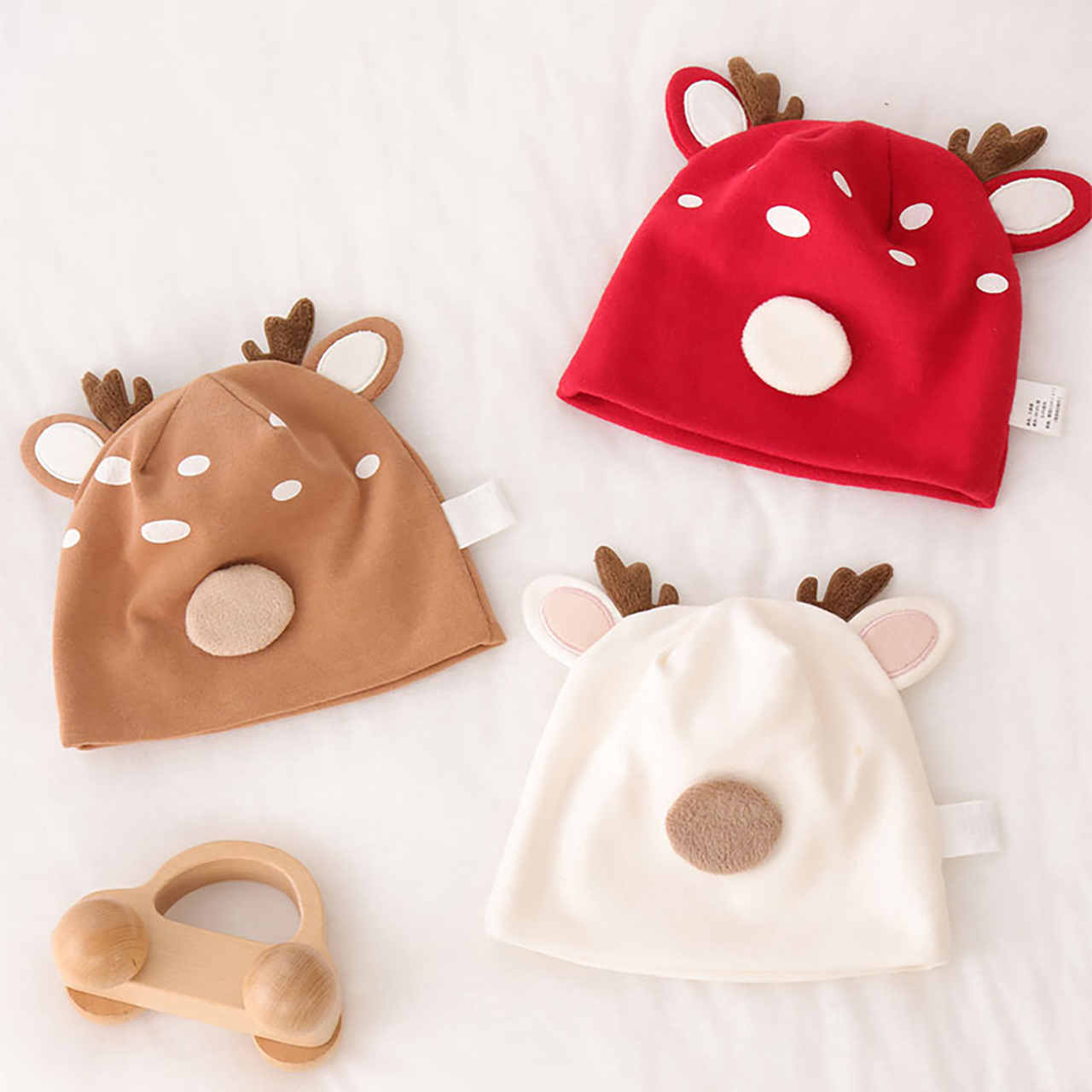 หมวกเด็กทารกน่ารัก ลายกวางน้อย - Baby Hat Beanie บทวิจารณ์และราคา