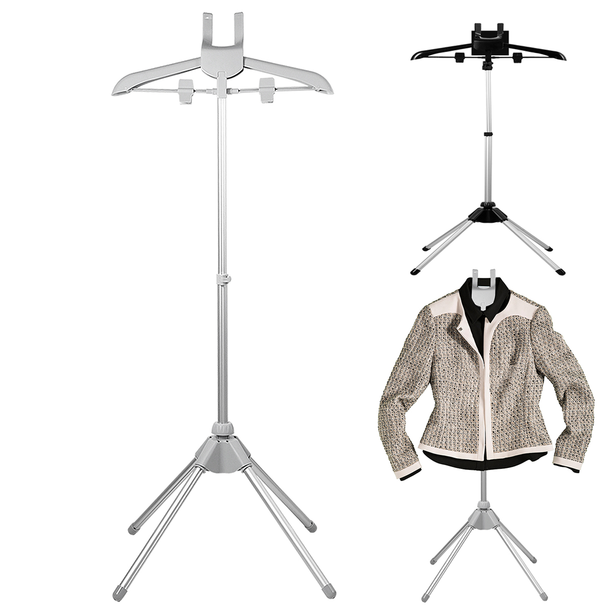 ที่แขวนเสื้อผ้าไอน้ำแบบยืดหดได - Baby Clothing Display Stand บทวิจารณ์และราคา