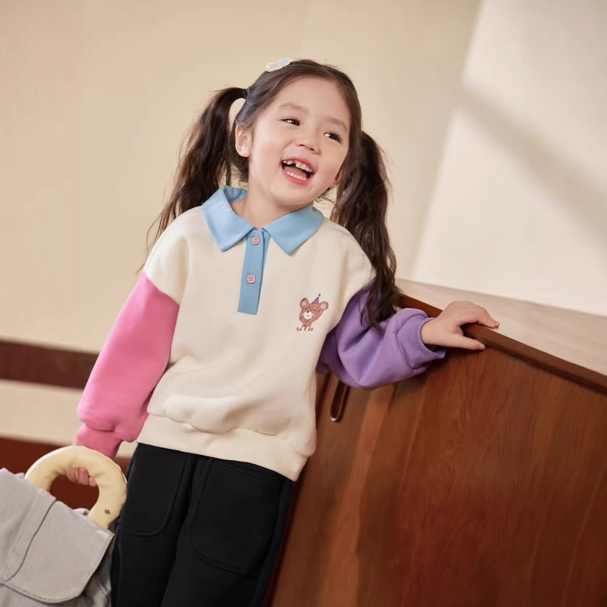 เสื้อฮู้ดดี้คอโปโลสำหรับเด็กแล - Baby Clothing Winter บทวิจารณ์และราคา