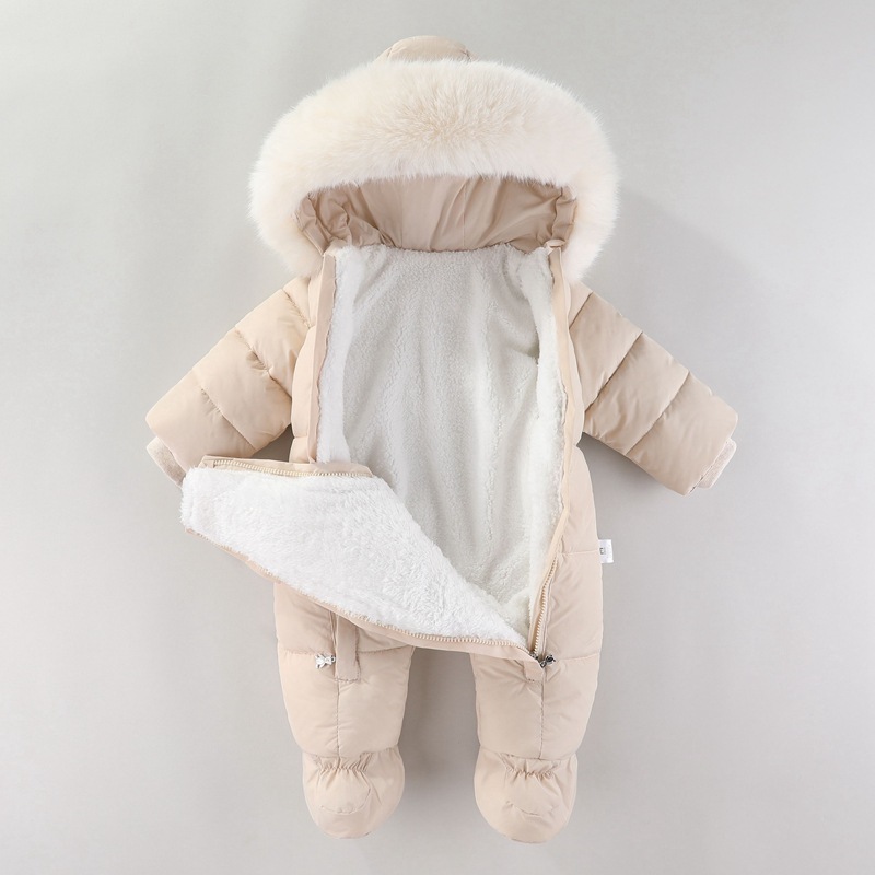 ชุดหมีทารกแรกเกิดฤดูหนาวพร้อมถ - Baby Clothing Winter บทวิจารณ์และราคา