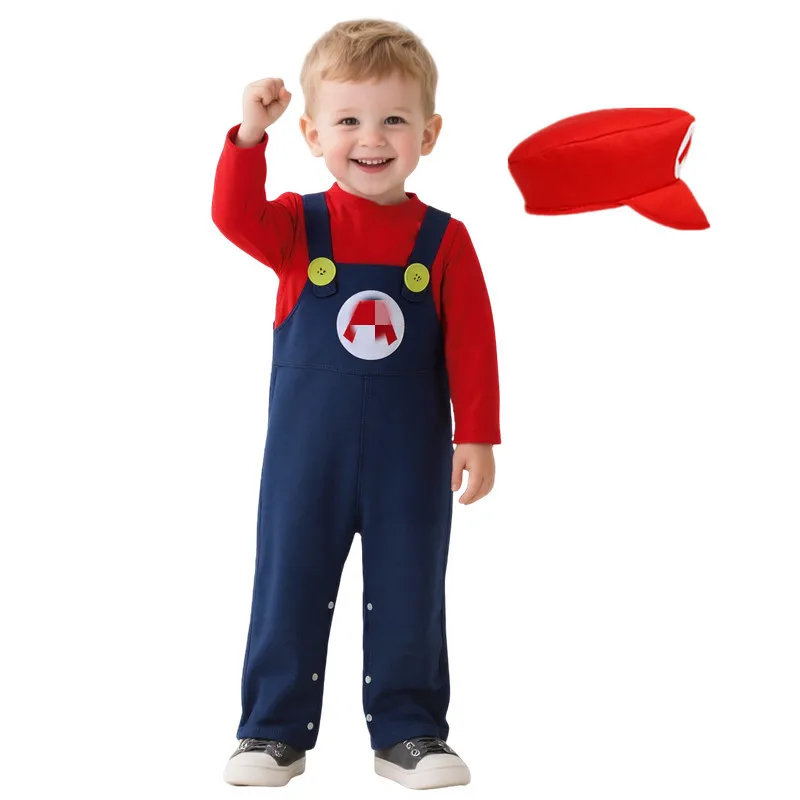 ชุดบอดี้สูทช่างประปาเด็ก สีแดง - Baby Clothing บทวิจารณ์และราคา