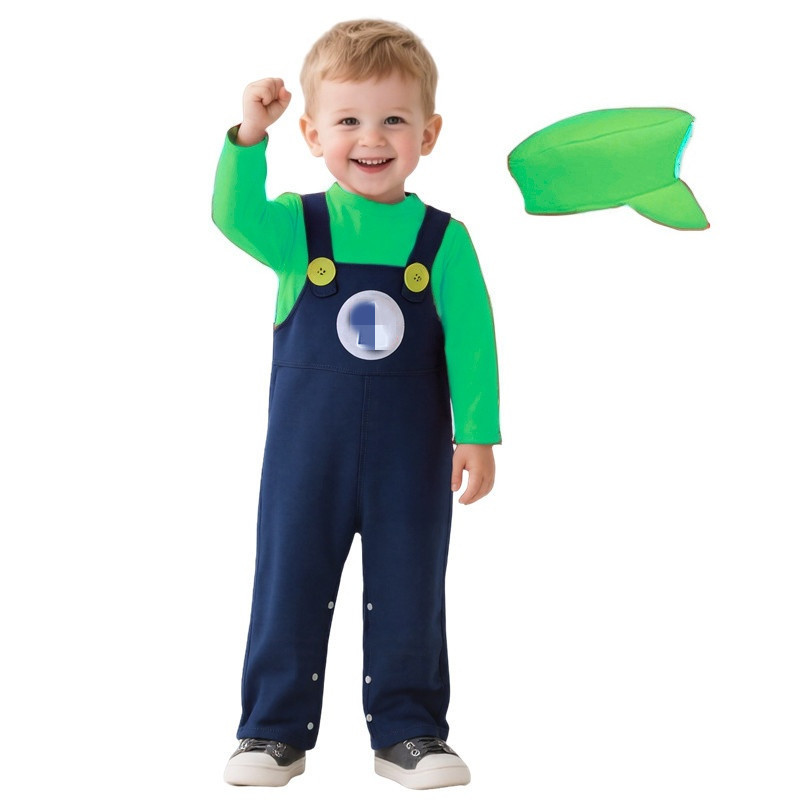 ชุดบอดี้สูทช่างประปาเด็ก สีแดง - Baby Clothing บทวิจารณ์และราคา